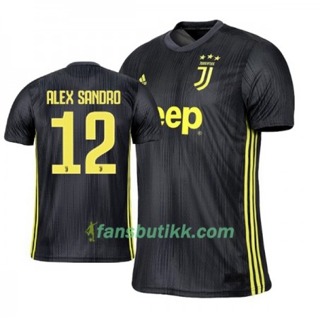 Fotballdrakt Juventus Alex Sandro 12 Tredjetrøye 2018-2019 Kortermet